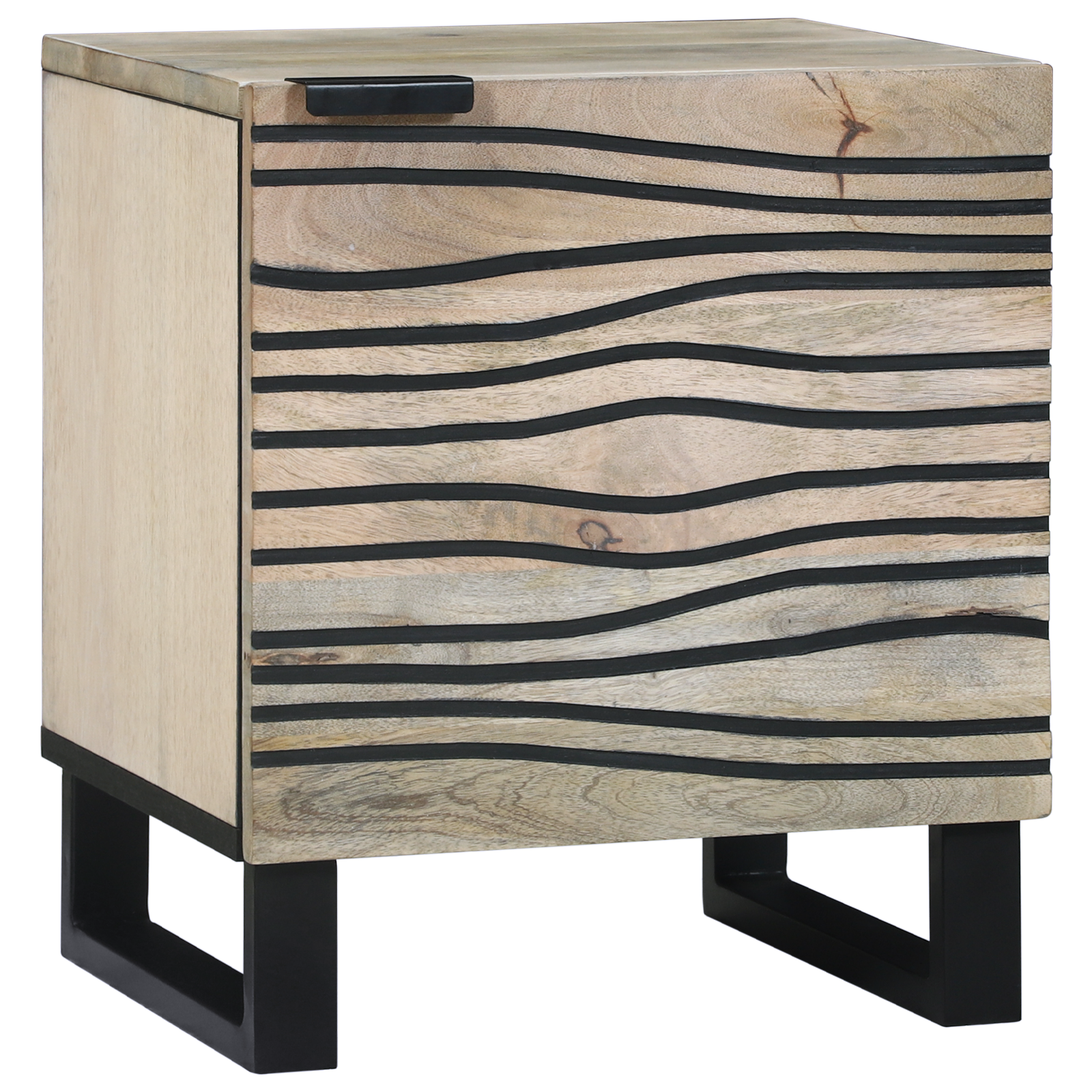 vidaXL Nachtkastjes 2 pcs Naturel 40 x 33.5 x 46 cm