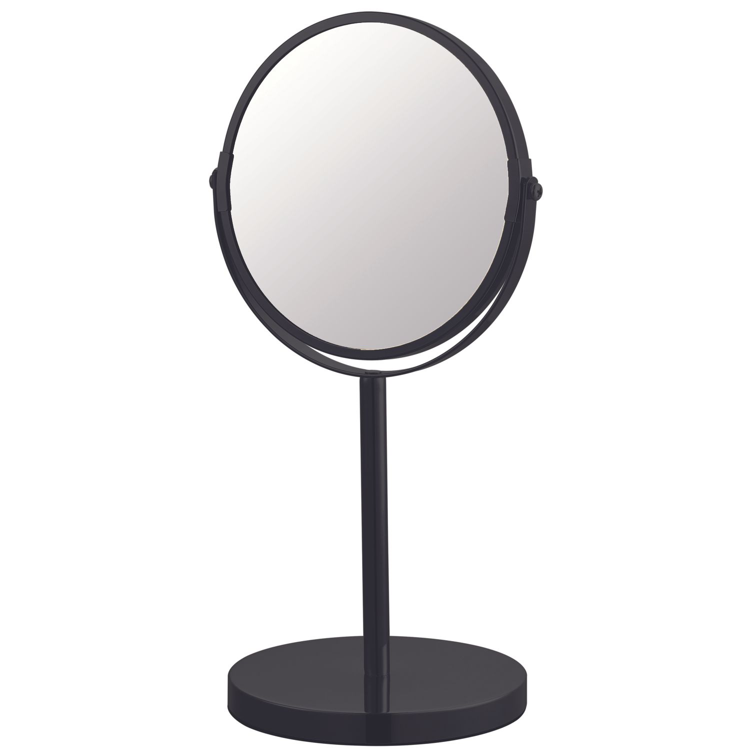 Praxis Make-up Spiegel Rond 3x Vergrotend Staand Zwart Ø17cm