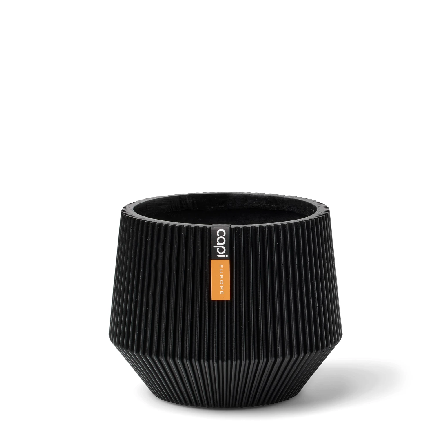 Capi Europe Vaas cilinder geo groove d16h13 zwa