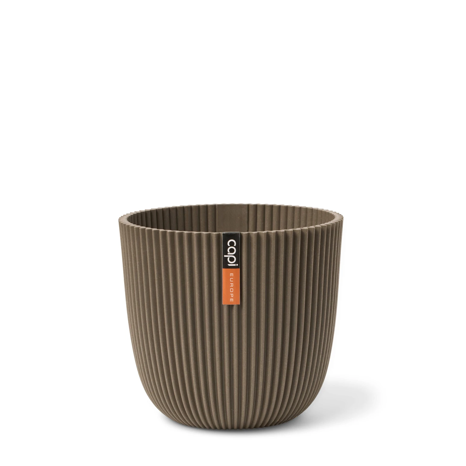 Capi Europe Pot bol Groove 13x12 warm taupe