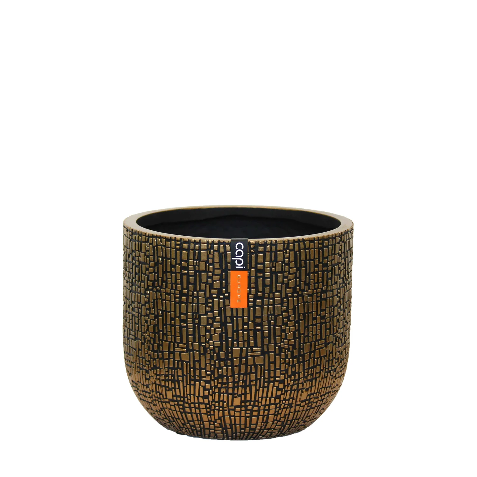 Capi Europe Pot bol Skin 14x13 zwart goud