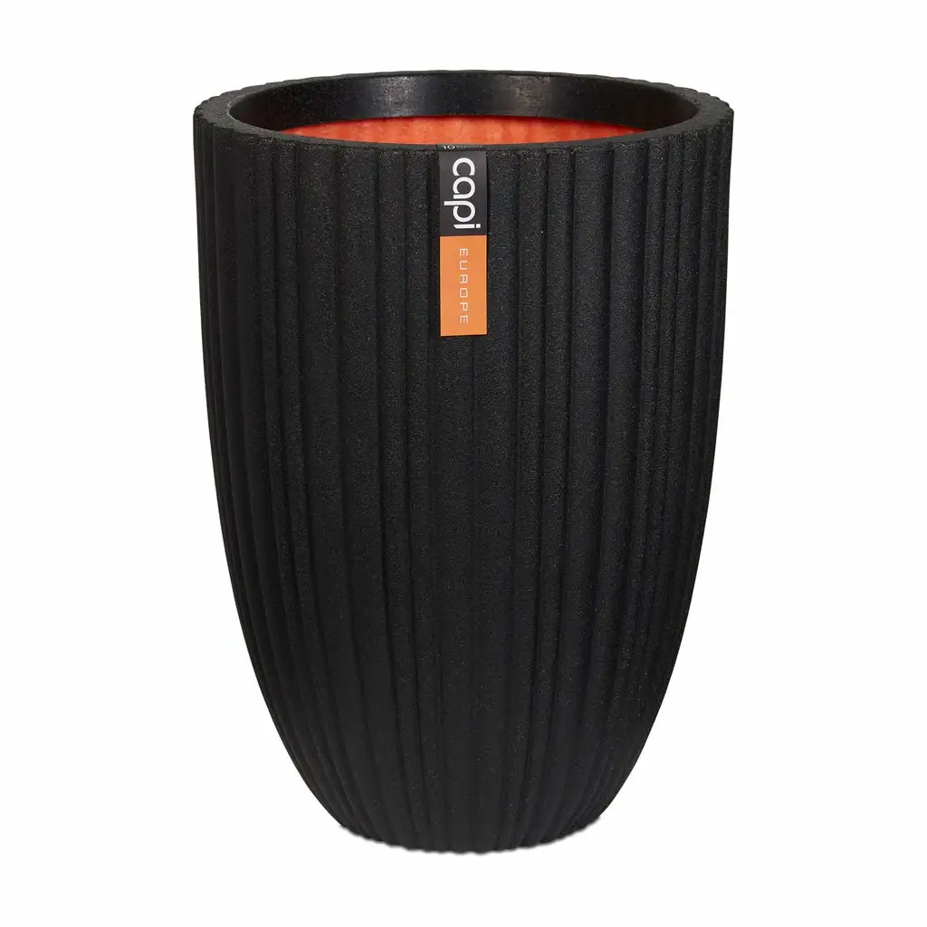 Capi Europe Vase elegant low Tube NL 34x46 black
