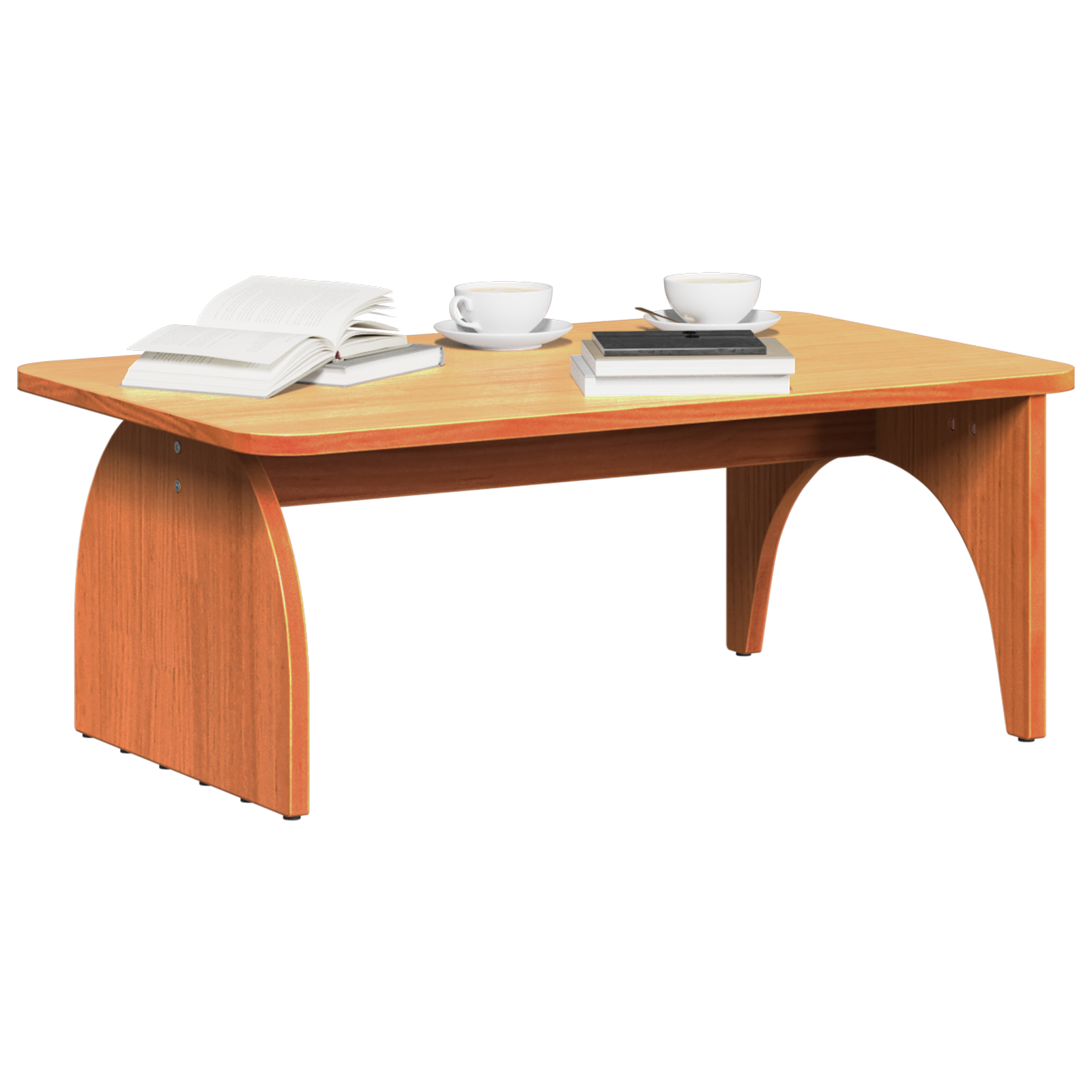 vidaXL Salontafel Wasbruin 80 x 50 x 31 cm Massief grenenhout