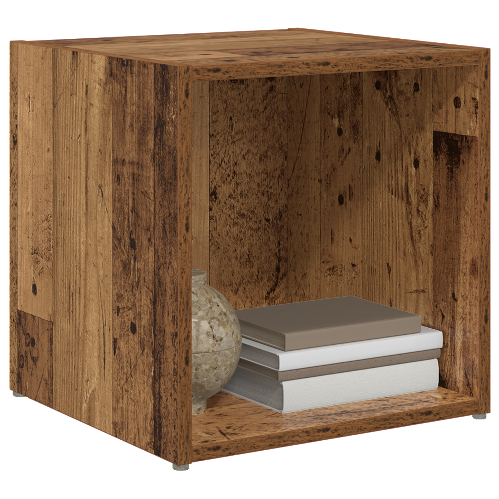vidaXL TV-kast met opslag 2 pcs Bruin 37 x 35 x 37 cm Bewerkt hout