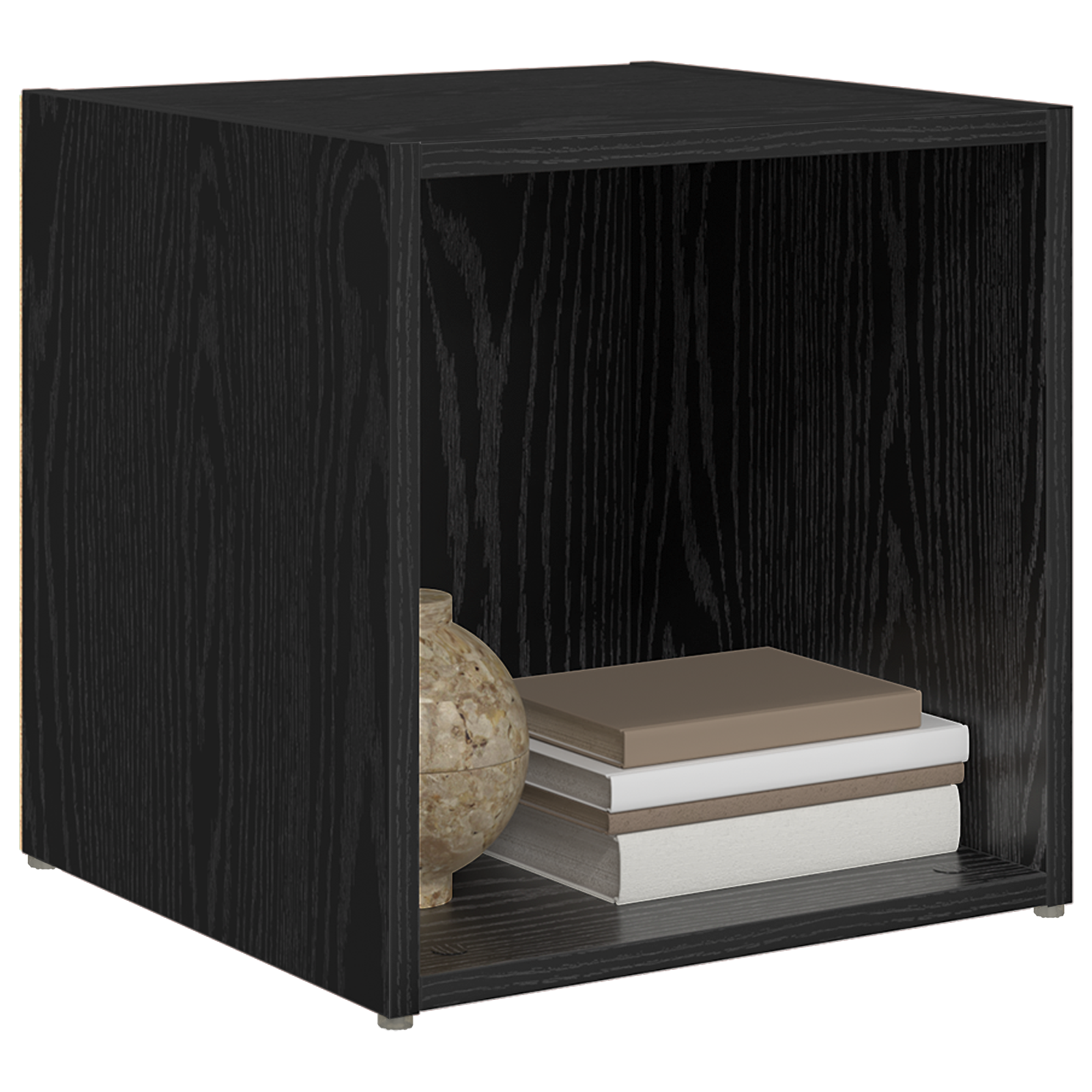 vidaXL TV-kast met opslag 2 pcs Zwart 37 x 35 x 37 cm Bewerkt hout
