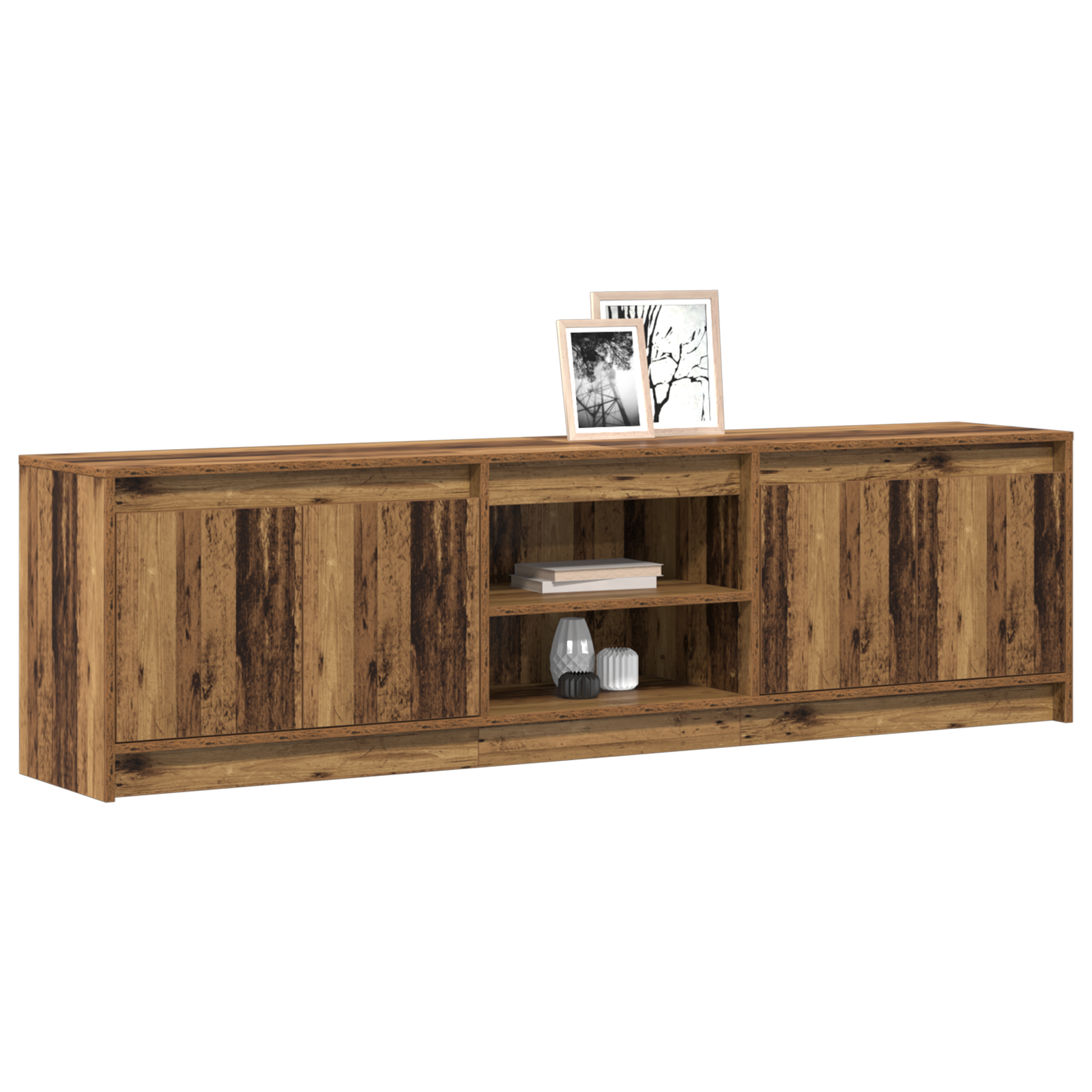 vidaXL TV-kast Bruin 180 x 34 x 50 cm Geengineerd hout en Spaanplaat