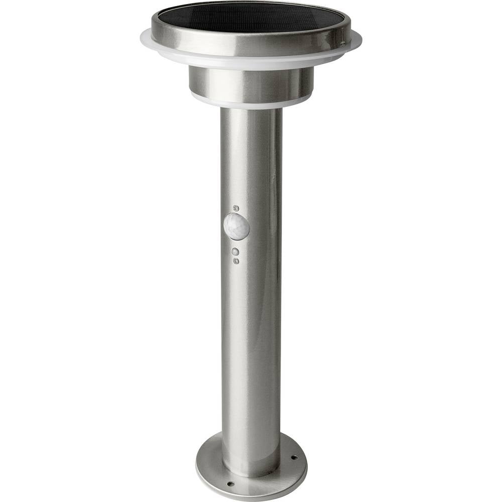 OSRAM HOMELIGHTING OSRAM ENDURA Style Solar 40cm Post Sensor Double Circle 6W Stainless Steel 4099854455469 LED-buitenlamp (wand) 6.00 W Steel