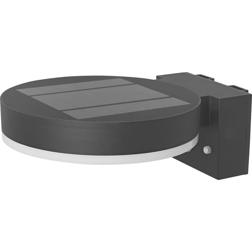 OSRAM HOMELIGHTING ENDURA Style Solar Wall Sensor Single Circle 6W Black 4099854455568 LED-buitenlamp (wand)