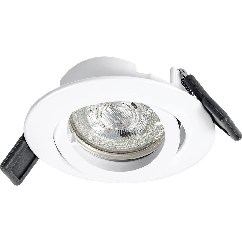 OSRAM HOMELIGHTING 4099854444494 Spotlight Recess Set Incl. Osram LED 4.3W GU10 White LED-plafondlamp 4.30 W Wit