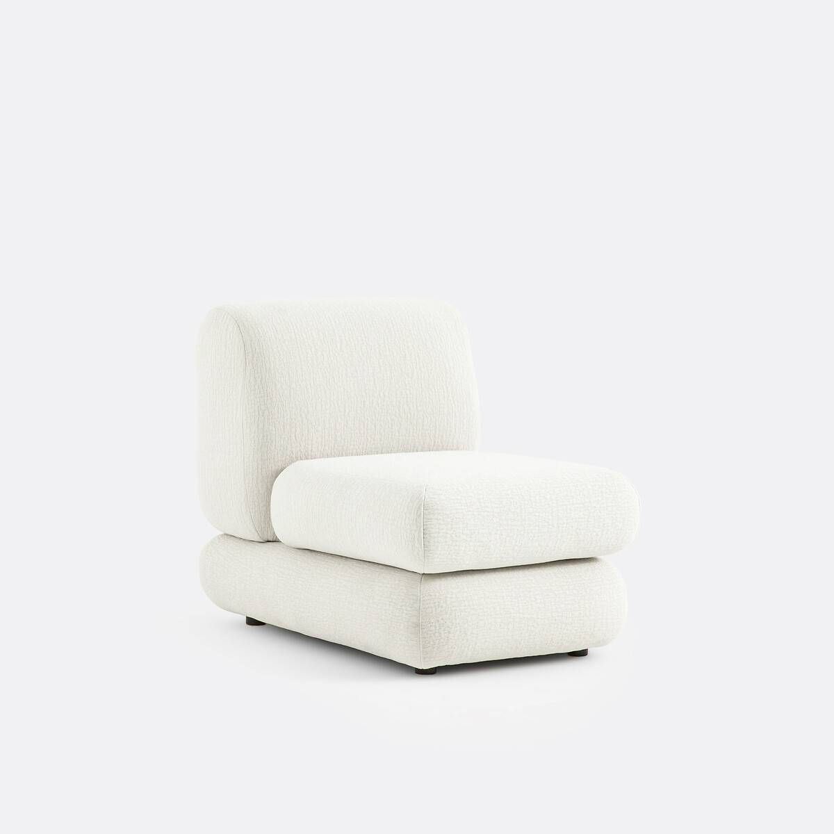 LA REDOUTE INTERIEURS Modulaire haardstoel, reliëf stof, HOOVER