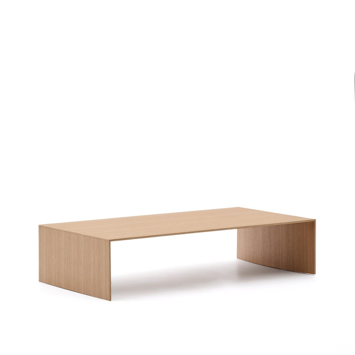 Kave Home Salontafel Litto Eiken, 140 x 70cm - Naturel
