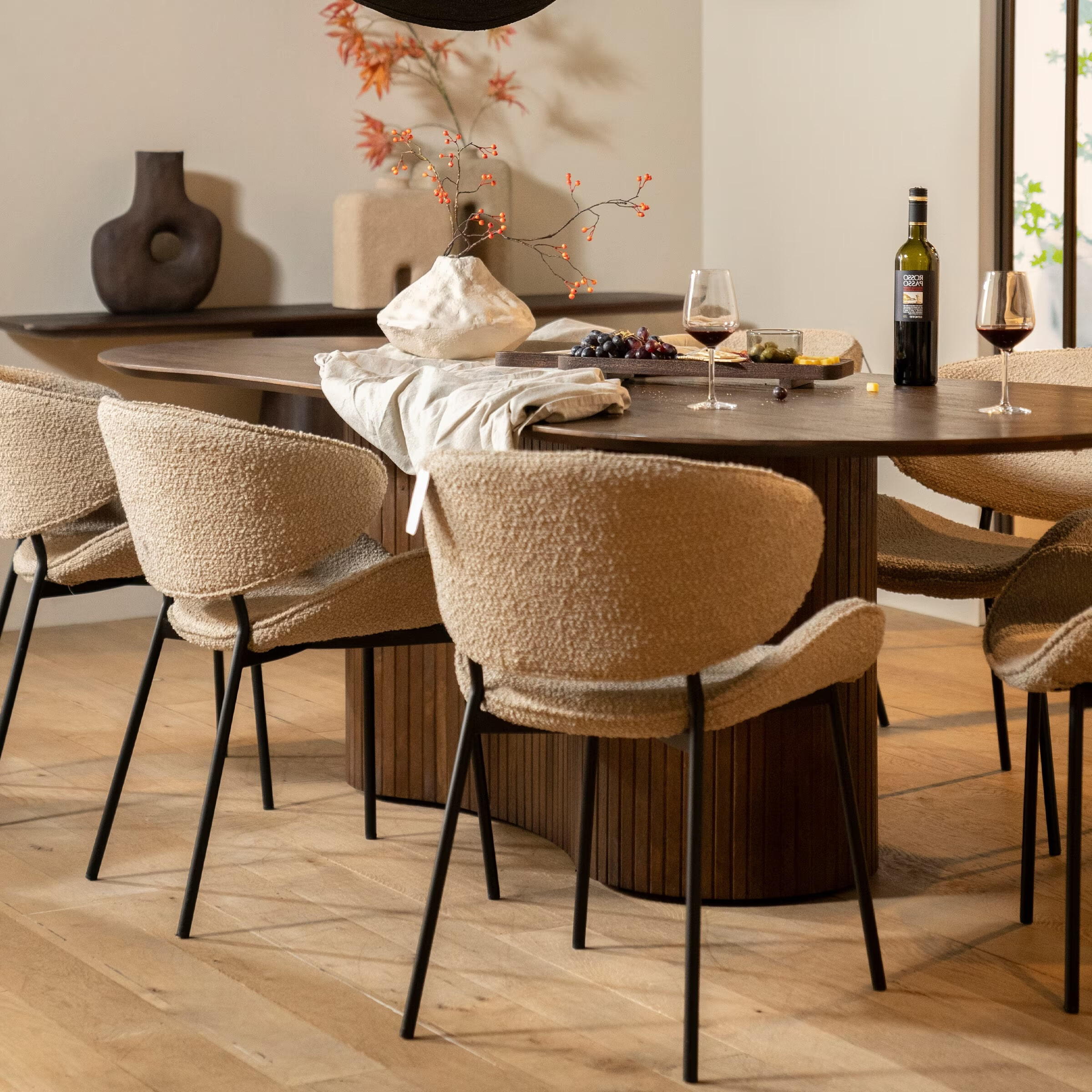 Eleonora Organische Eettafel Jordy Mangohout, 300 x 110cm - Bruin