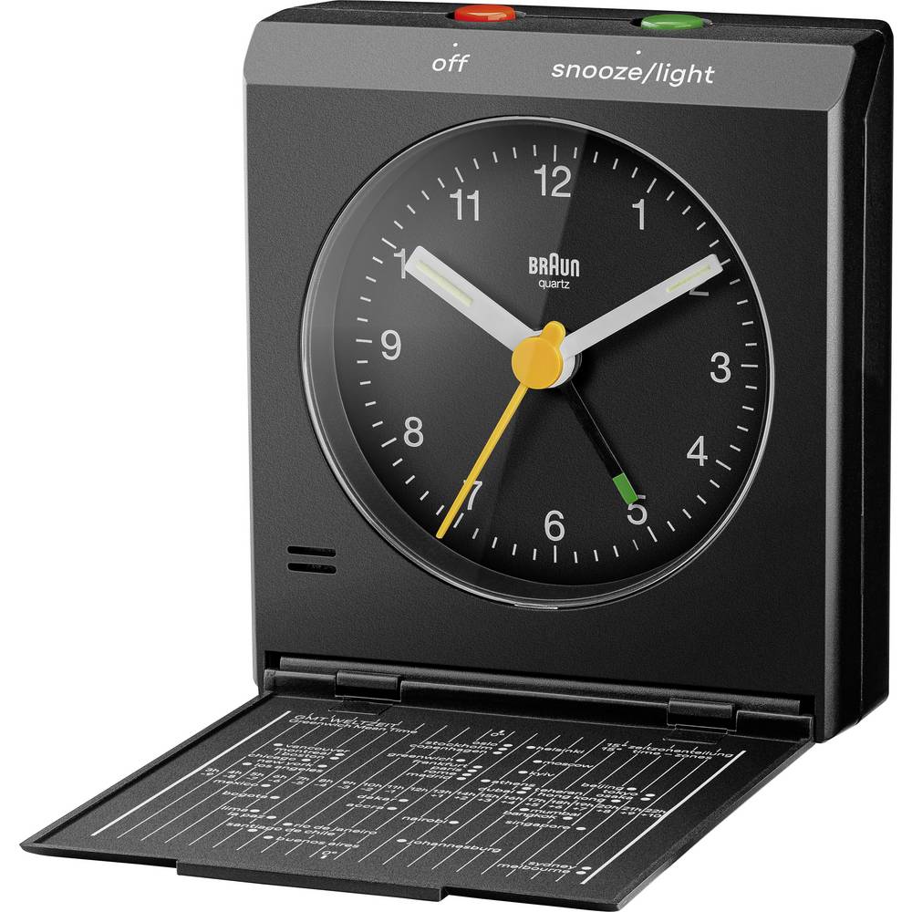 Braun BC05B Wekker Zwart Alarmtijden 1 1 timertijd