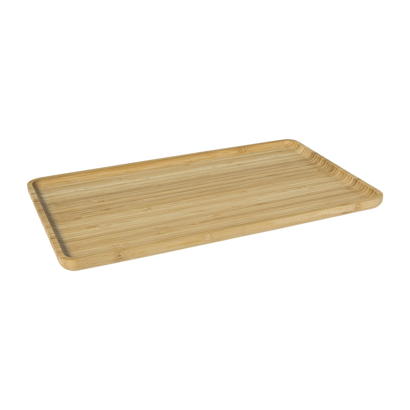 Xenos Bamboe tray groot - bruin - 1.8x44x25.5 cm