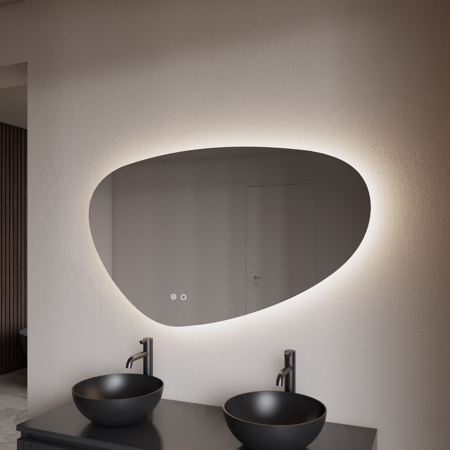 BWS Spiegel  Archa Organisch LED Verlichting 80cm