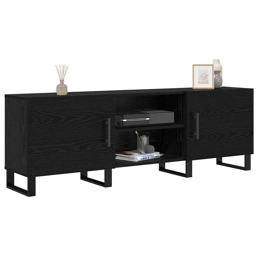 vidaXL TV-kast met plank met opslag met de deur 150 x 30 x 50 cm Bewerkt hout