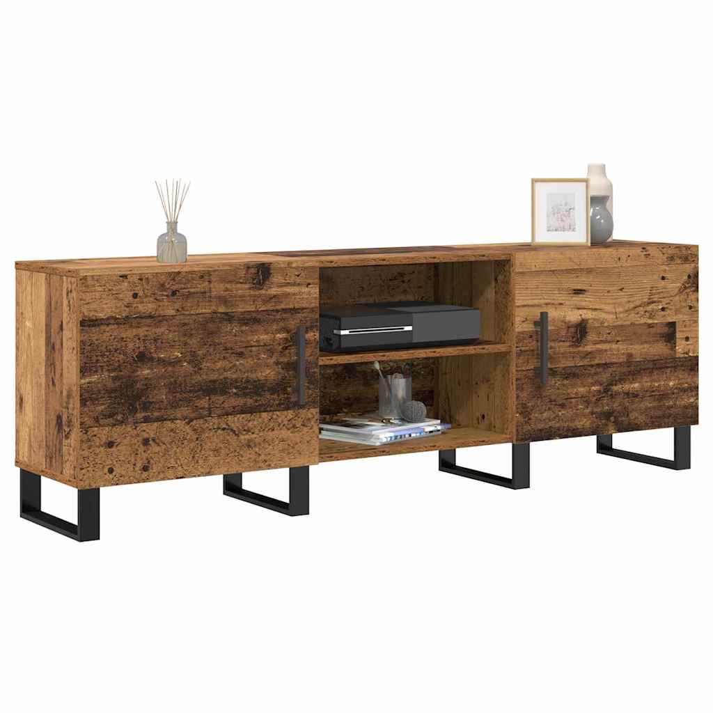vidaXL TV-kast met plank met opslag met de deur 150 x 30 x 50 cm Bewerkt hout
