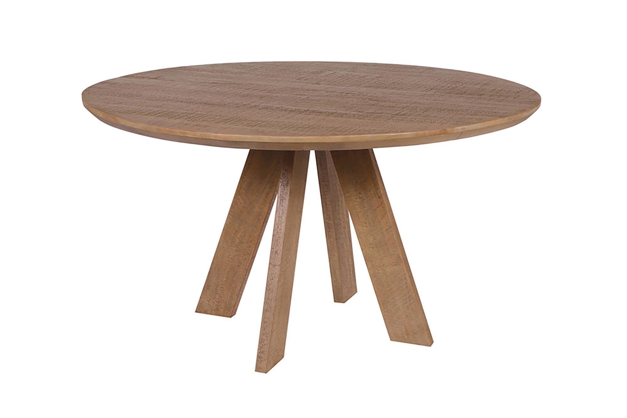Invicta Interior Eettafel ART WOOD Ø 120cm rond mangohout naturel bruin - 45757