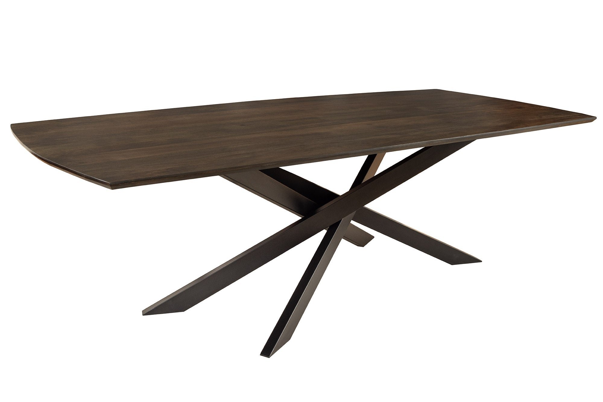 Invicta Interior Eettafel SIGNUM 220cm mangohout donkerbruin grijs - 45837