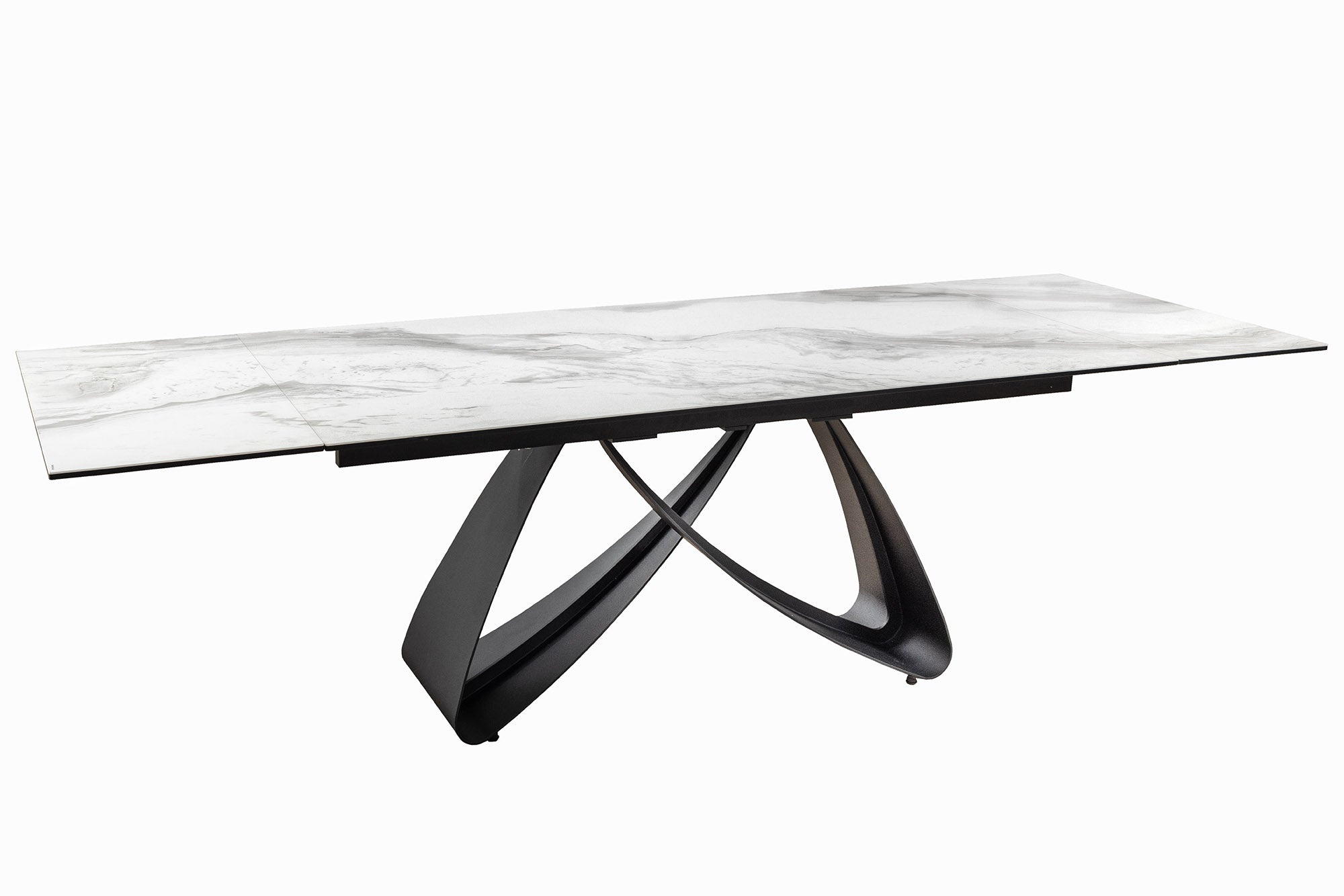 Invicta Interior Eettafel INFINITY 180-220-260cm marmerlook wit keramiek gehard glas - 45180
