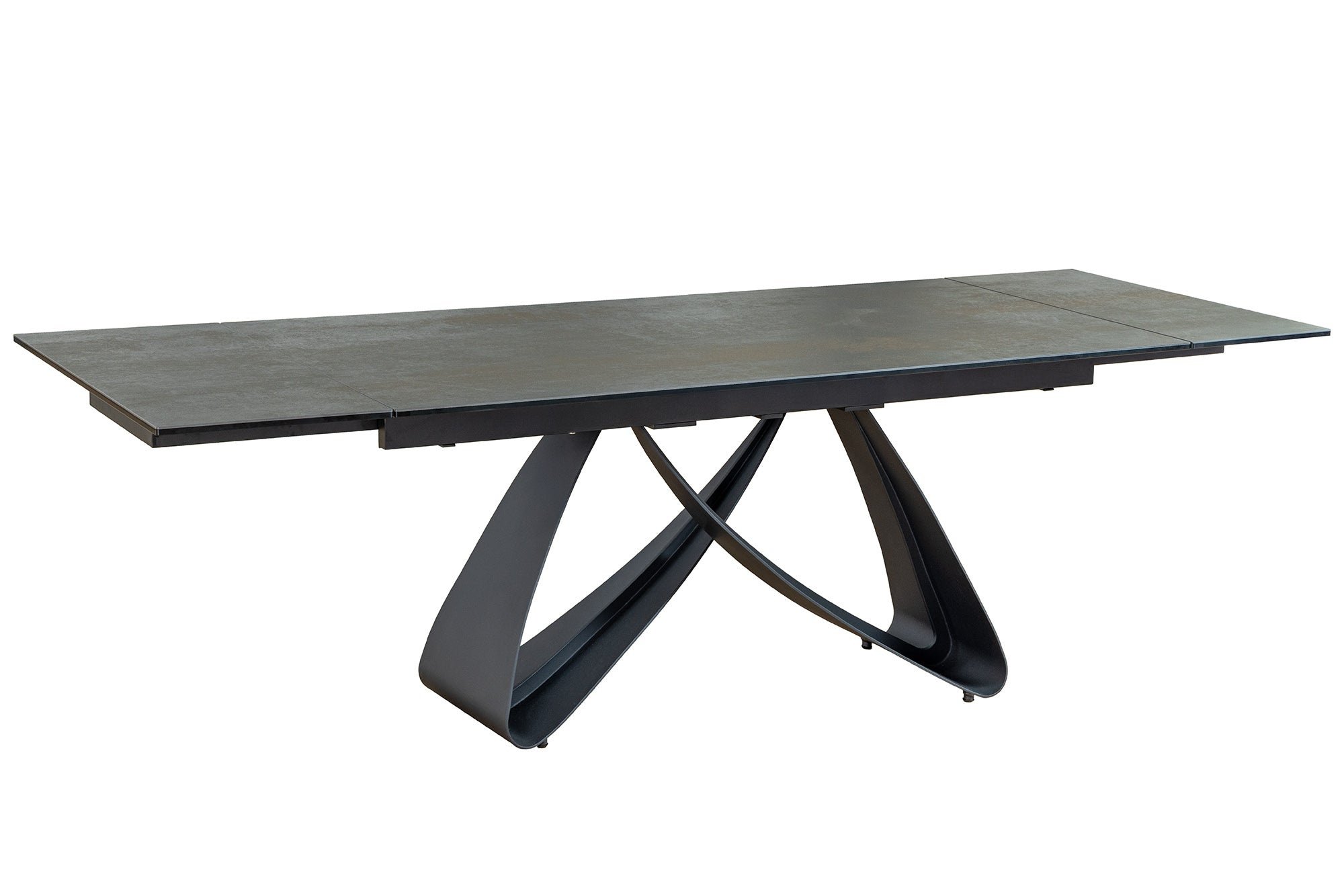 Invicta Interior Eettafel INFINITY 180-220-260cm marmerlook roestzwart keramiek gehard glas - 45182