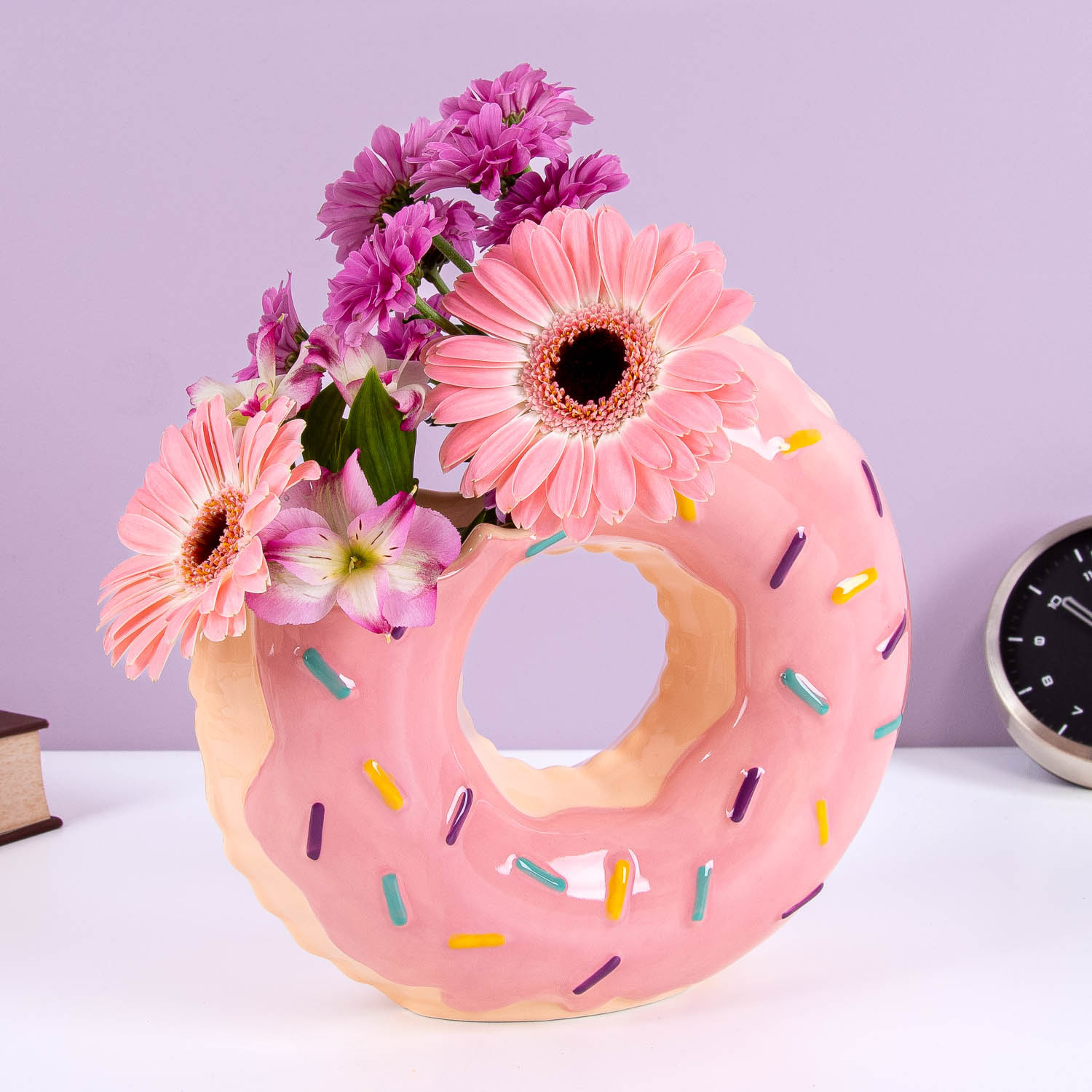 Bitten Donut zwemband vaas