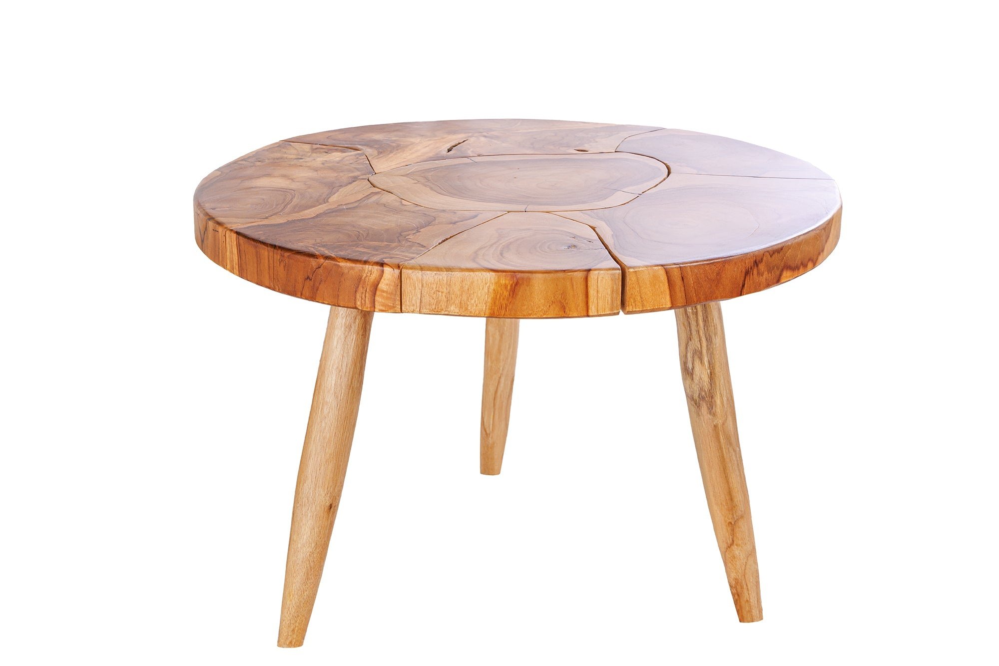 Invicta Interior Salontafel MOSAIK Ø 60cm teakhout naturel - 44712
