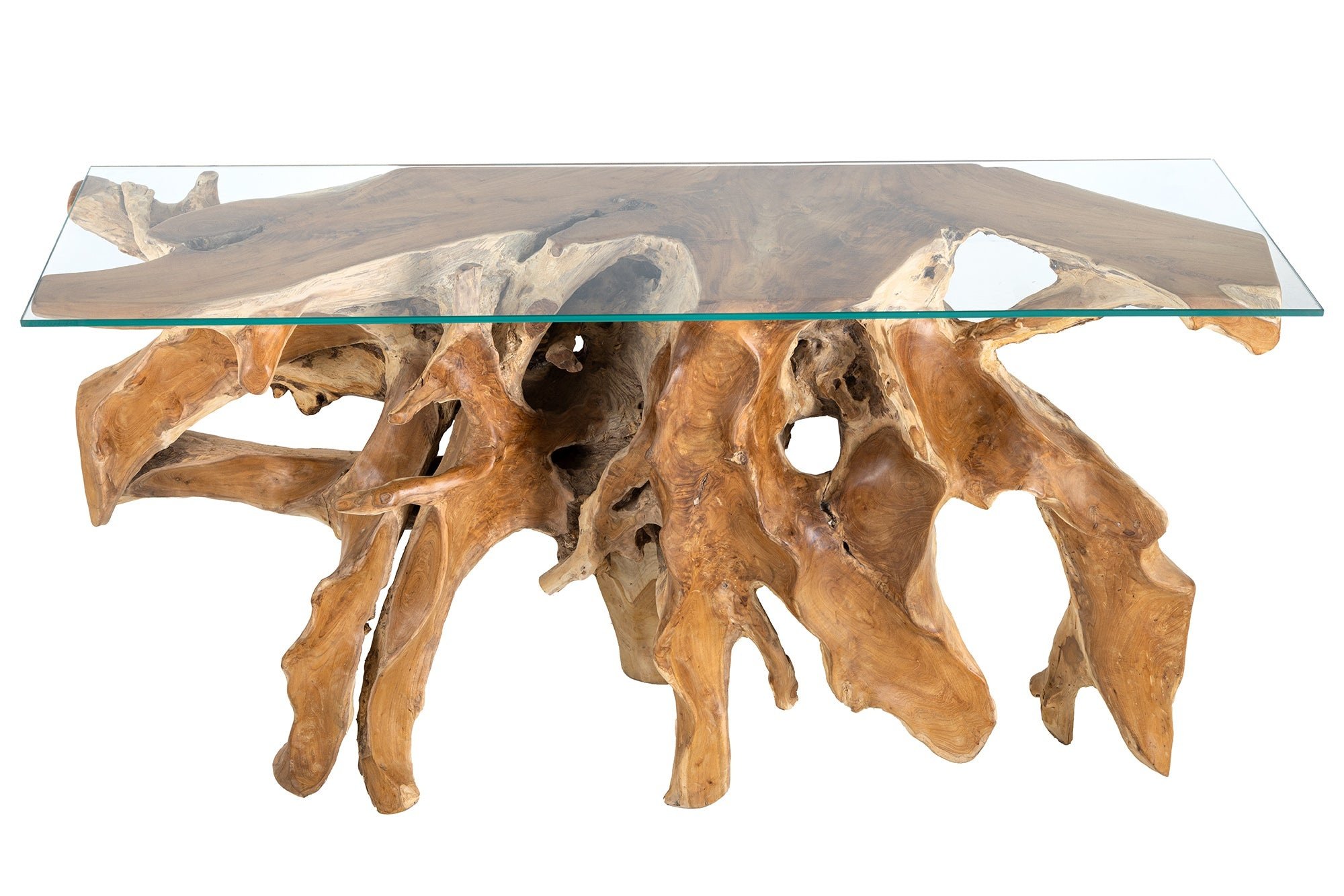 Invicta Interior Console ROOT 150cm teakhouten rek zonder glasplaat - 44121