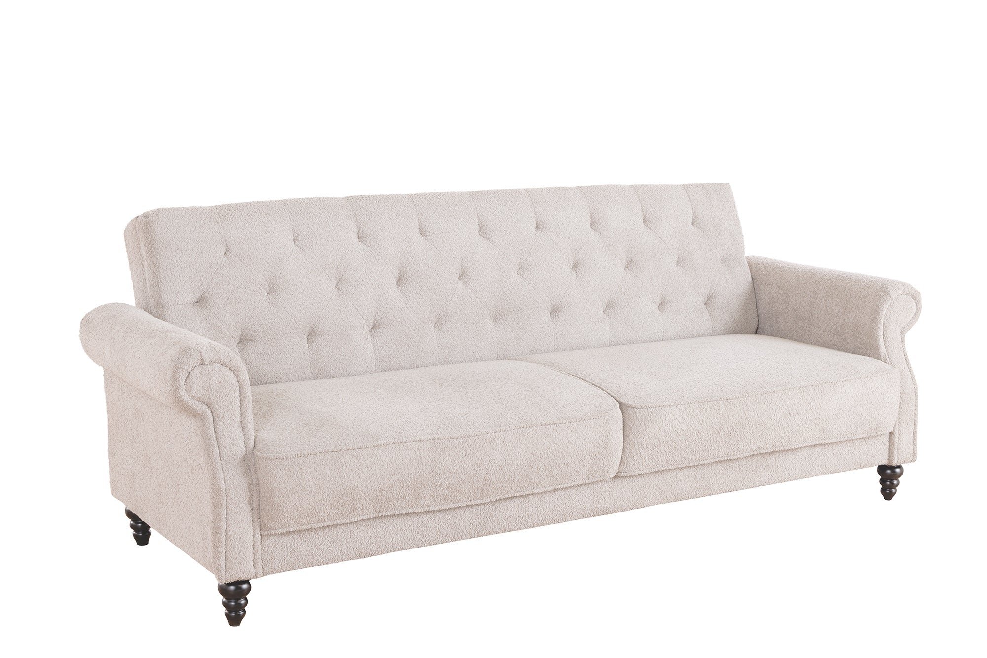 Invicta Interior Slaapbank MAISON BELLE AFFAIRE 220cm bouclé grijs - 44236
