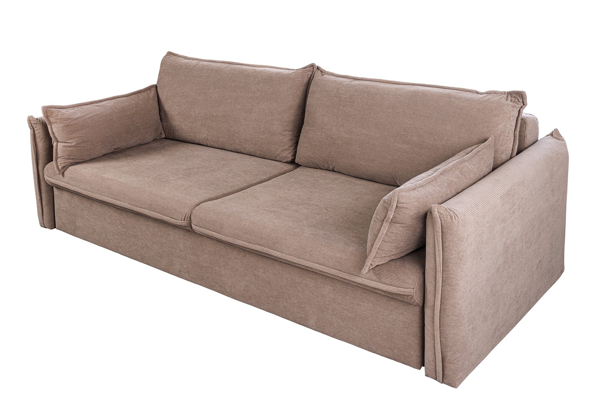 Invicta Interior Slaapbank APPARTEMENT 215cm 3-zits corduroy taupe - 44502
