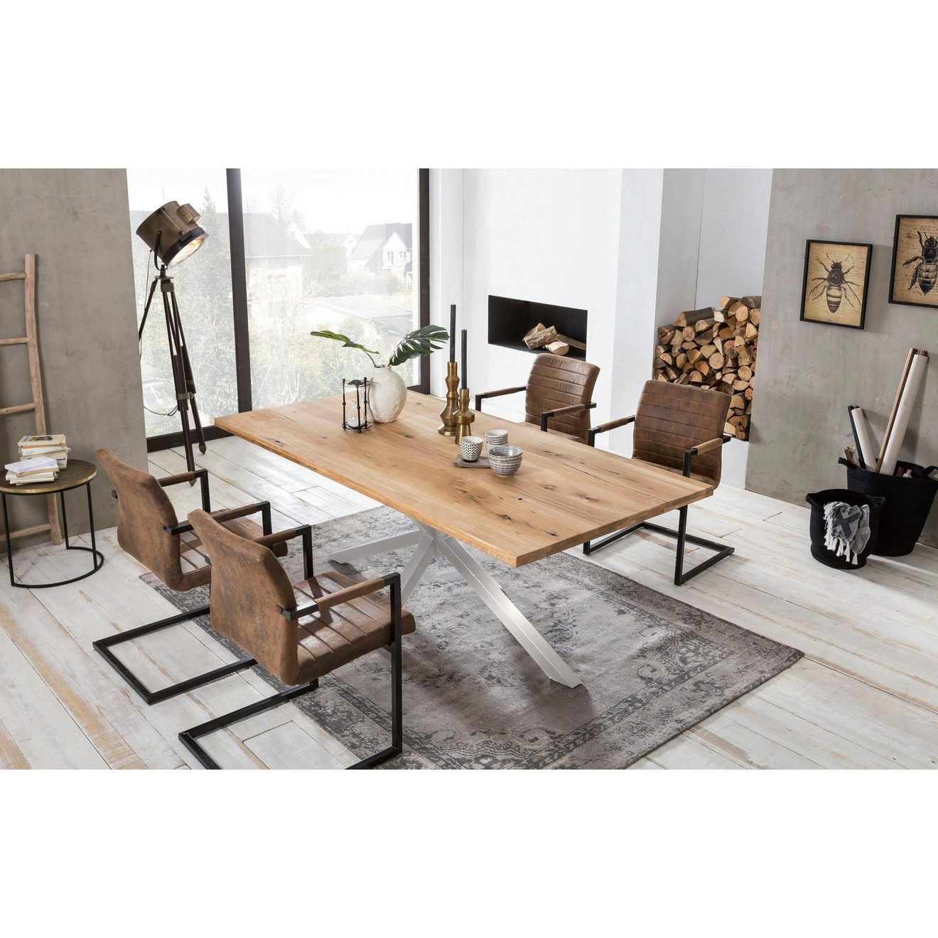 SIT Eettafel Tops&Tables Tafelblad verdubbeld tot 4 cm