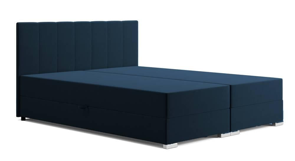 NADUVI Collection Boxspring Jaya 180x200 cm fluweel met opbergvak | 