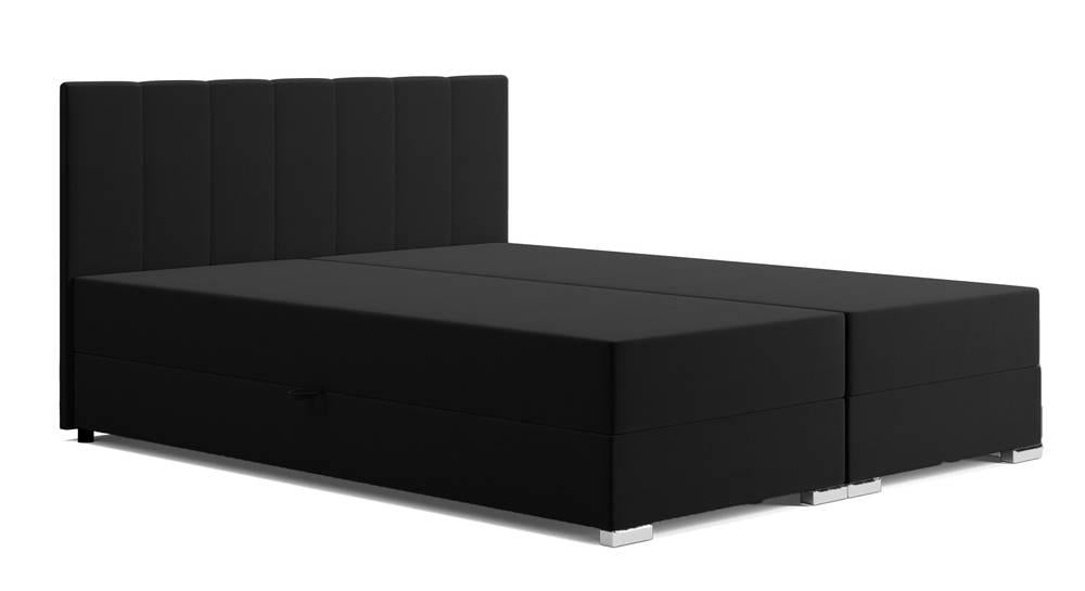 NADUVI Collection Boxspring Jaya 180x200 cm fluweel met opbergvak | 