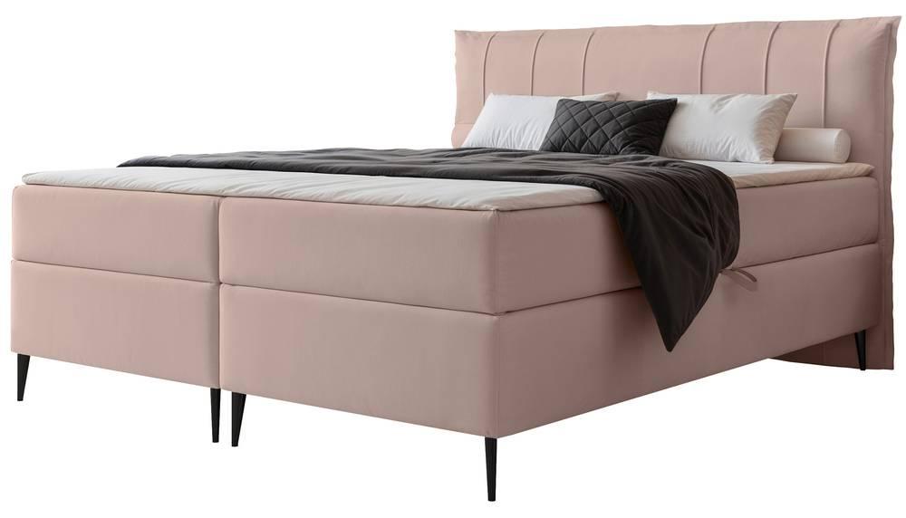 NADUVI Collection Boxspring Savina 140x200 cm incl topper en opbergvak | 
