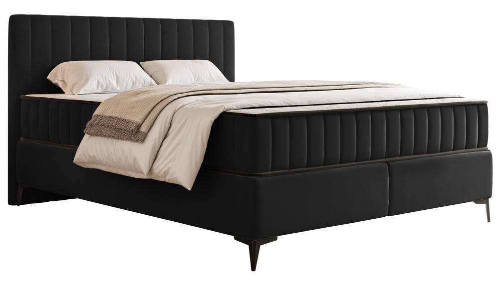 NADUVI Collection Boxspring Simone 180x200 cm fluweel met opbergvak | 