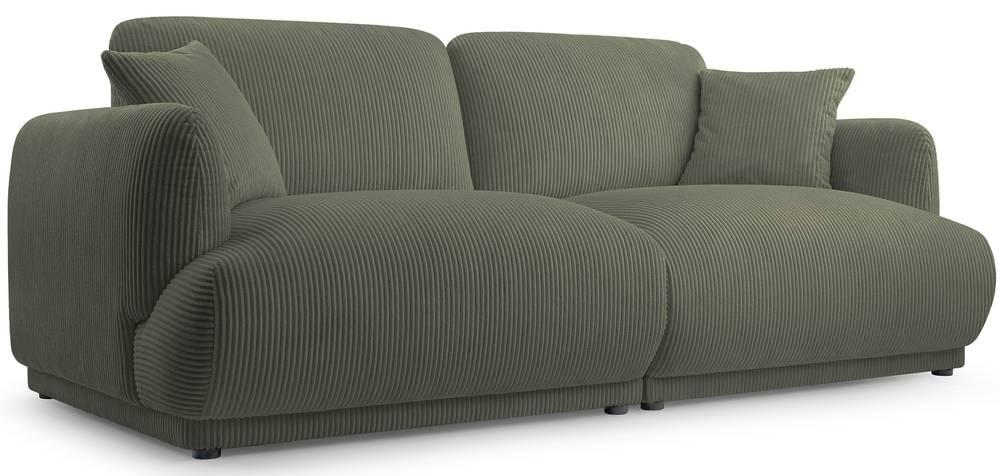 NADUVI Collection 3-zitsbank Chianti ribstof | 