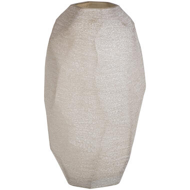 Leen Bakker Vaas Bolia - zandkleur - 36,5xØ19 cm