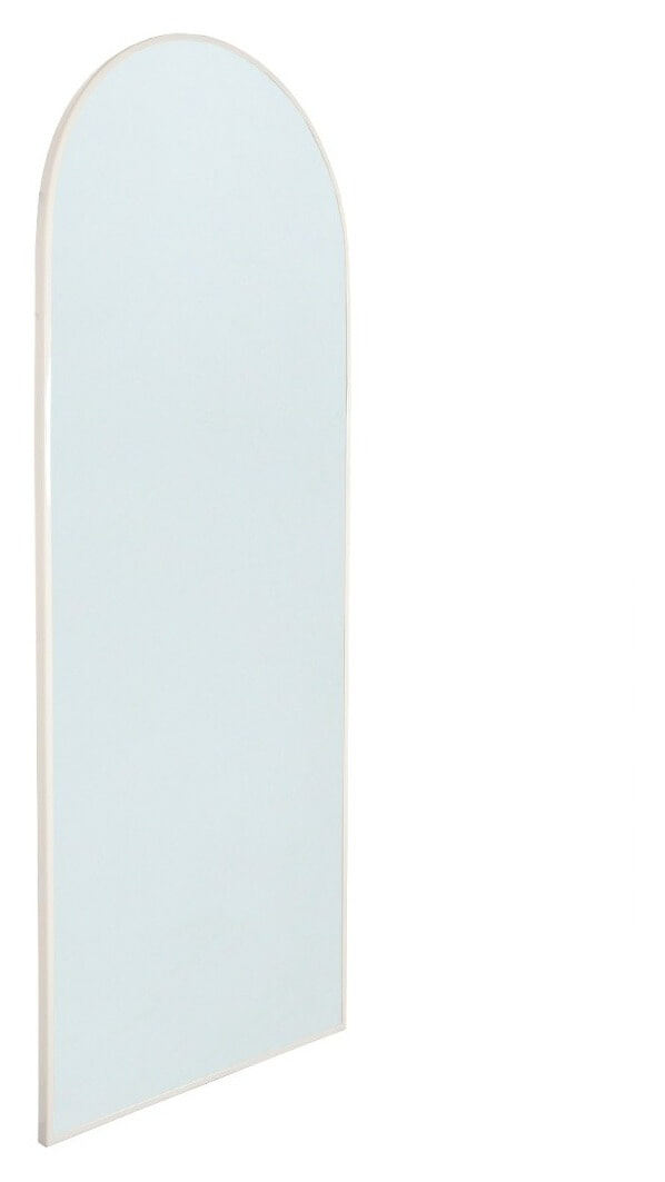 Brix Gebogen Spiegel Lauren 200 x 80cm - Wit