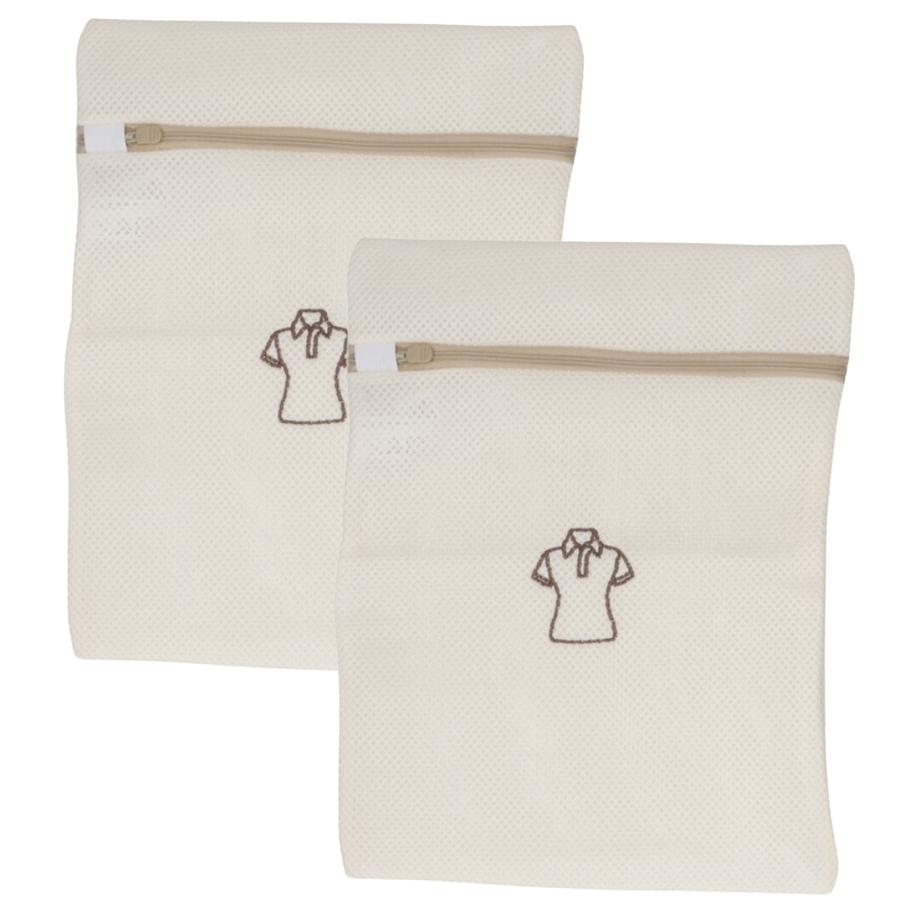 Gerimport waszakken Iris - 2x - 29 x cm - voor delicaat wasgoed - lingerie/bh waszak -
