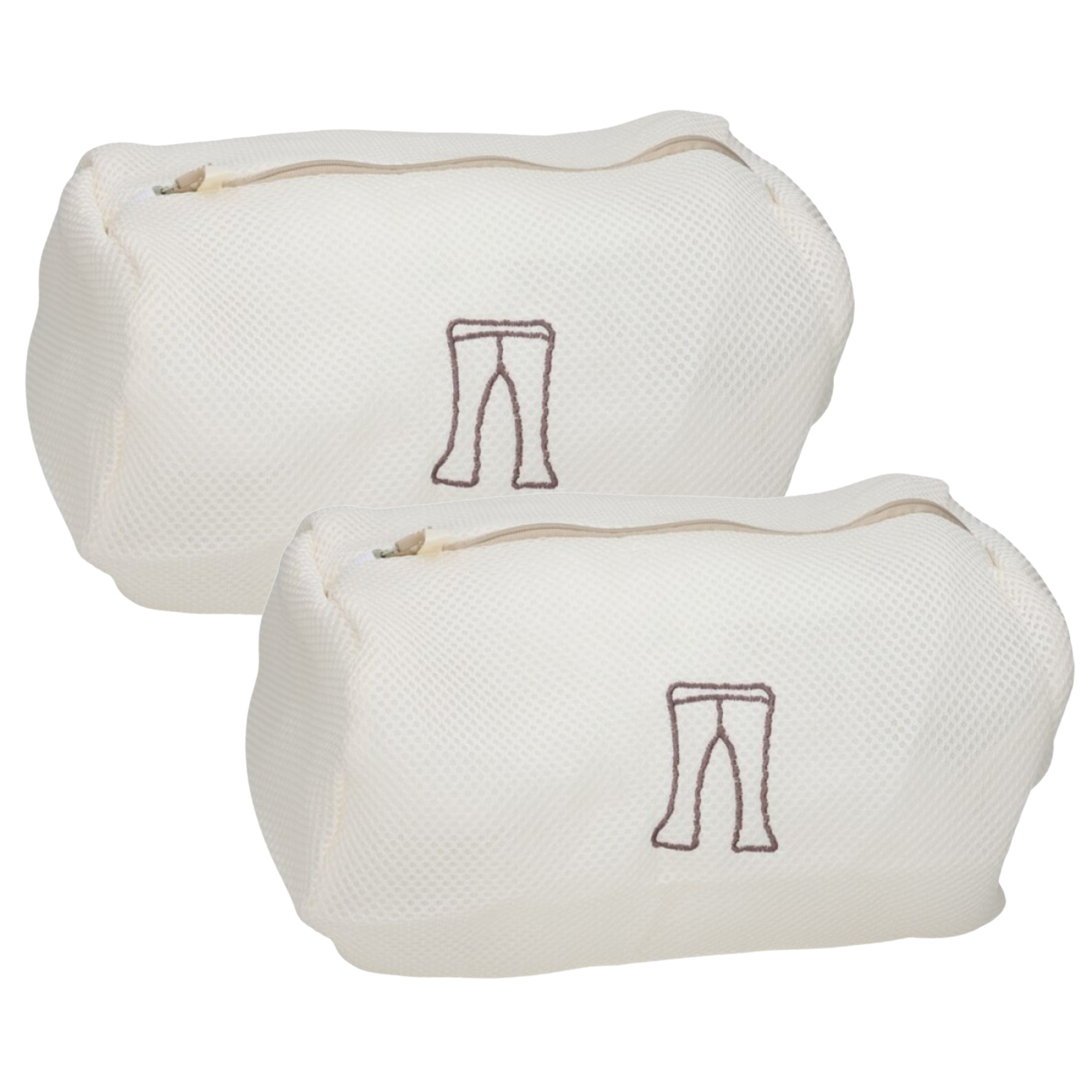 Gerimport waszakken Iris - 2x - 30 x 20 cm - voor delicaat wasgoed - lingerie/bh waszak -