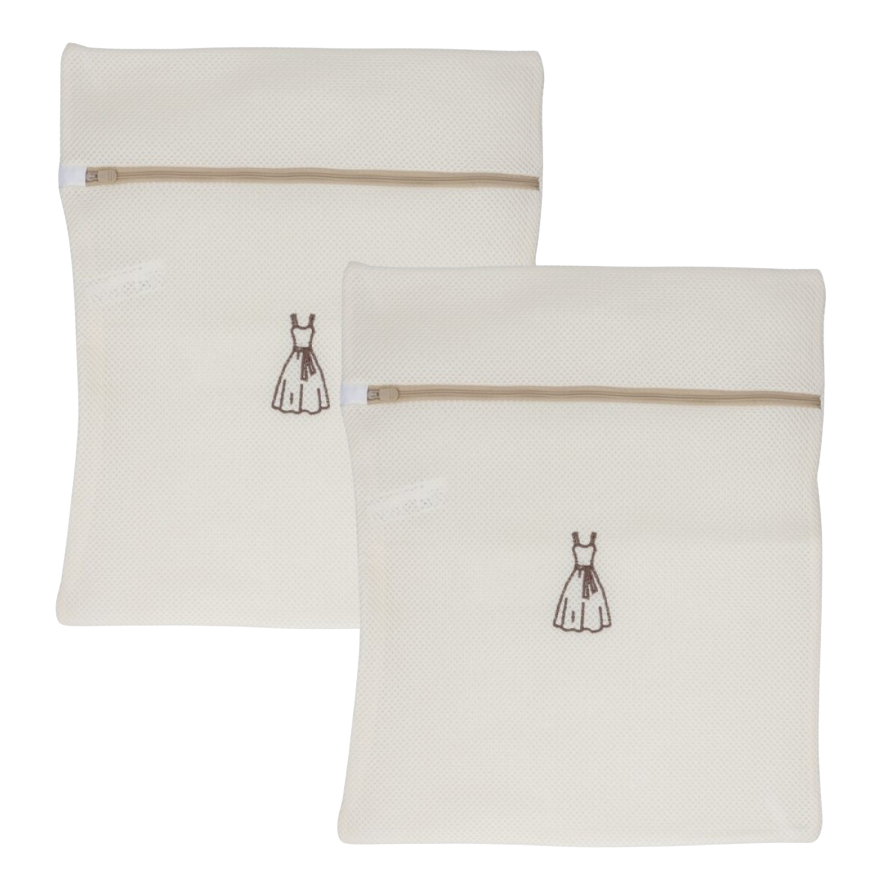 Gerimport waszakken Iris - 2x - x 50 cm - voor delicaat wasgoed - lingerie/bh waszak -