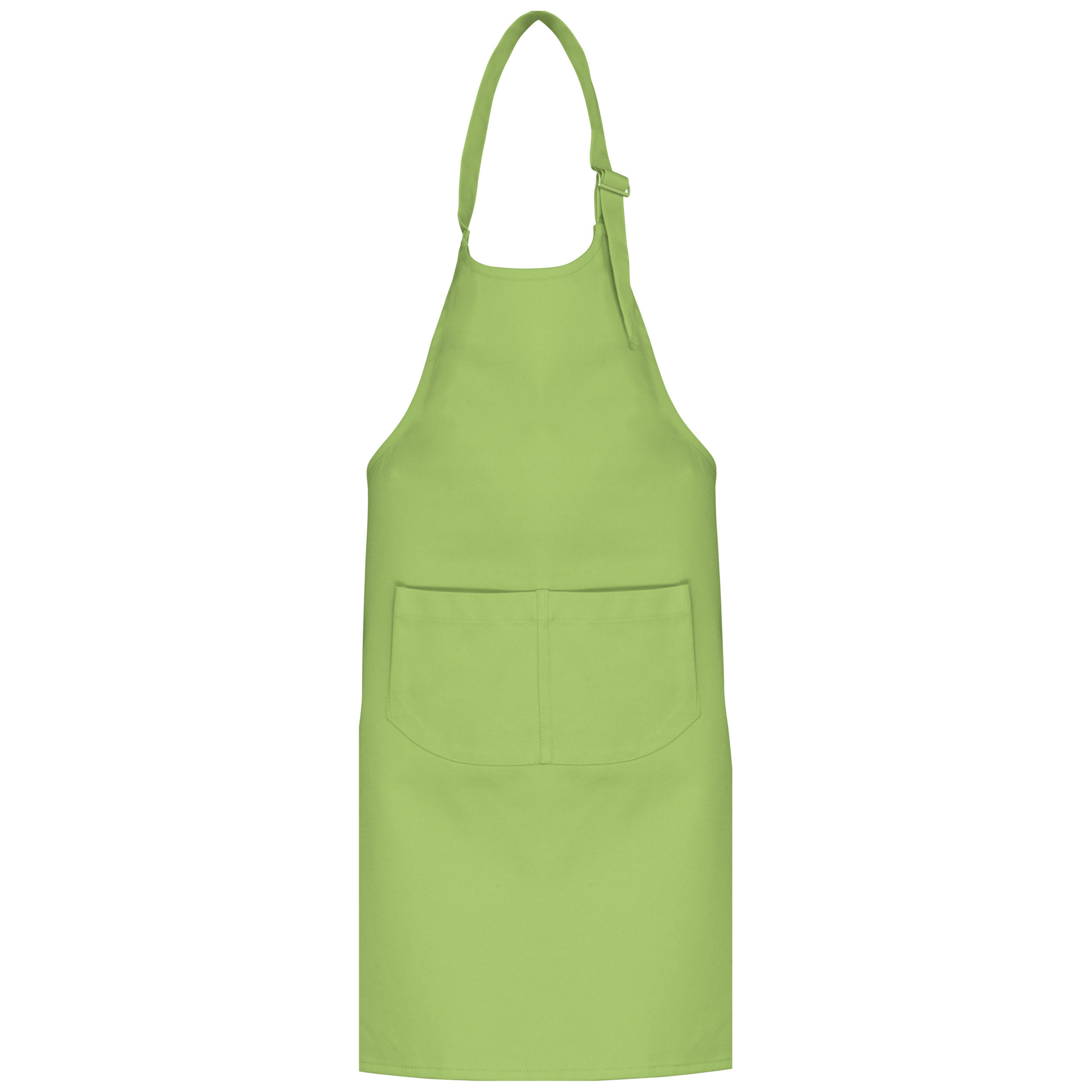 Merkloos Keukenschort / kliederschort/ kookschort/ knutselschort/ kinderschort - limegroen - Kinderen -
