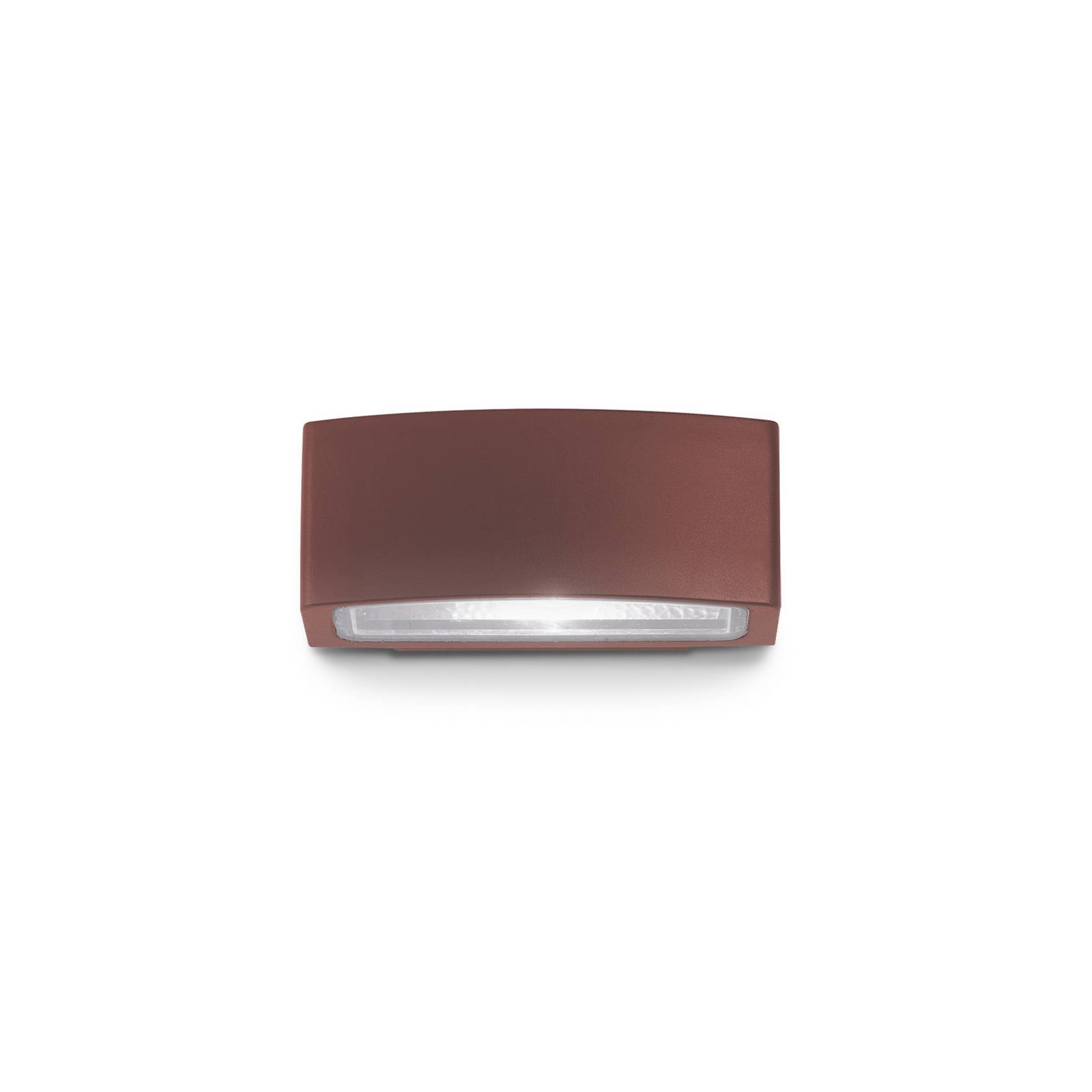 Ideallux Ideal Lux buitenwandlamp Andromeda koffie, breedte 22 cm, aluminium