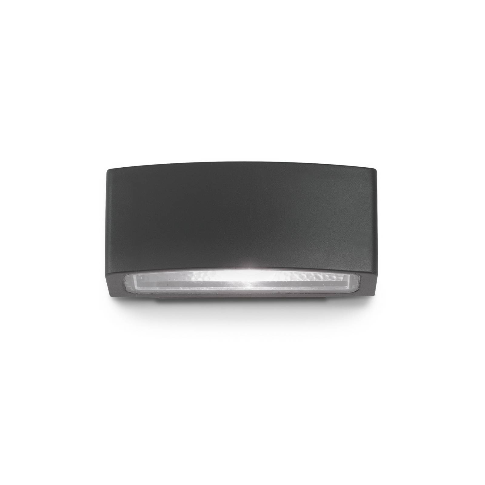 Ideallux Ideal Lux buitenwandlamp Andromeda zwart, breedte 22 cm aluminium