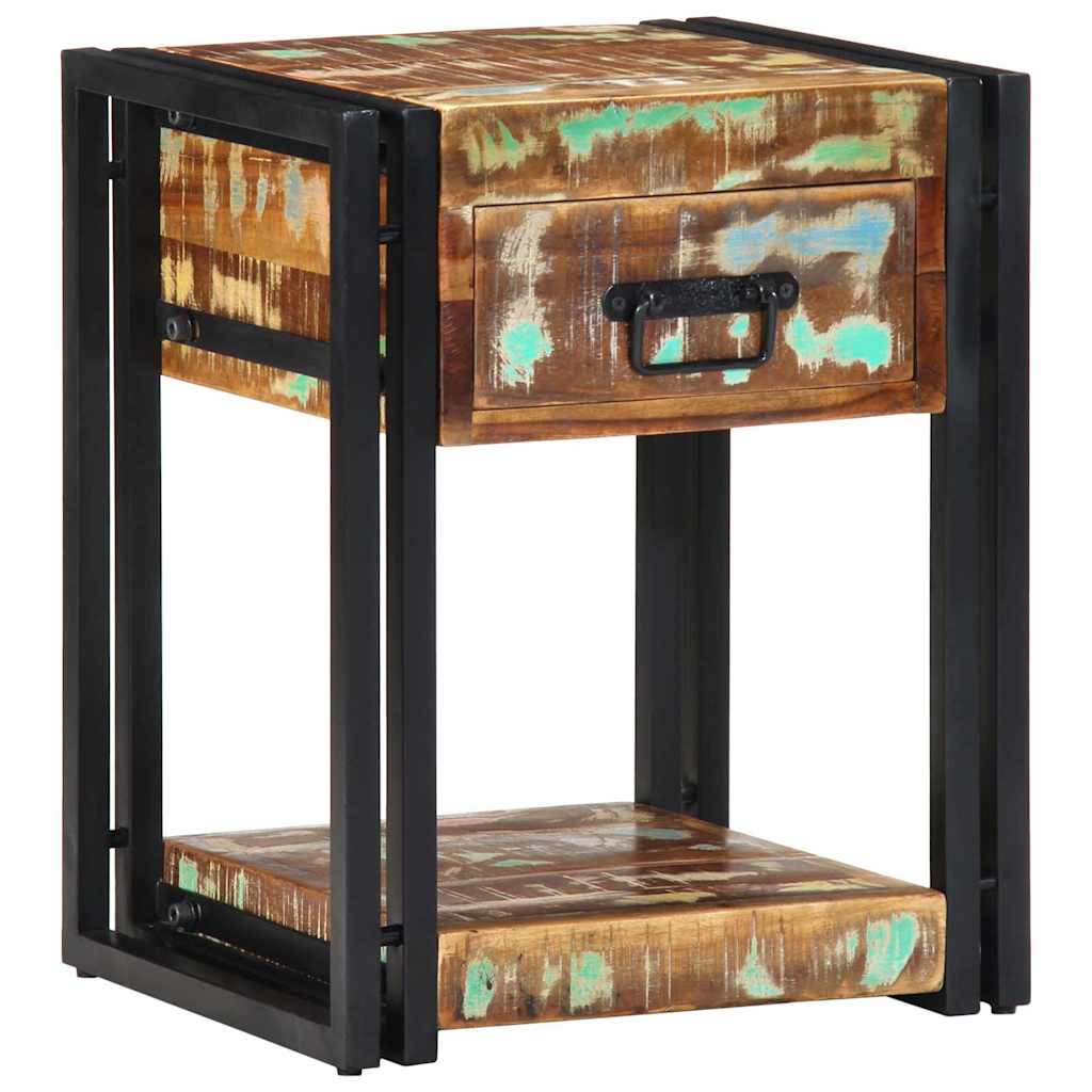 vidaXL Nachtkastje 40x35x50 cm massief gerecycled hout