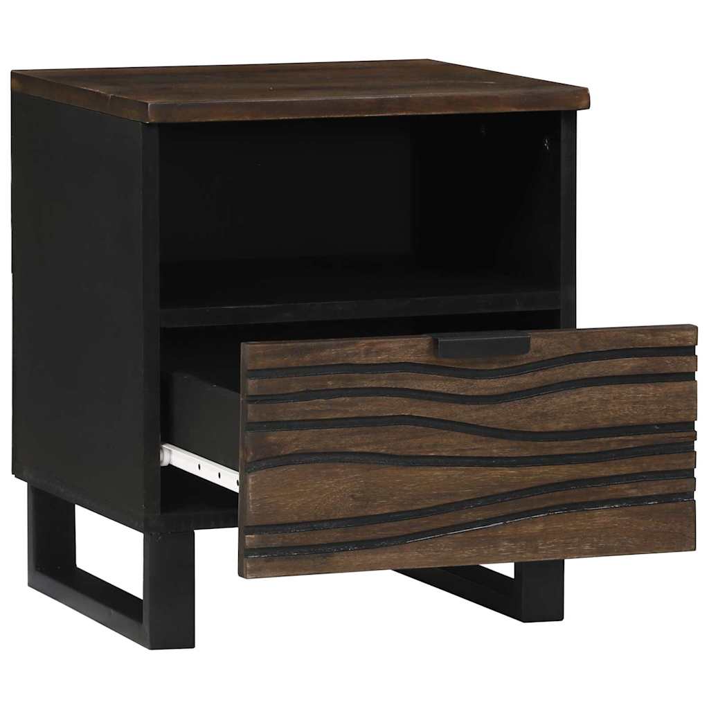 vidaXL Nachtkasten 2 stuks 40 x 33 x 46 cm Massief Mango Hout