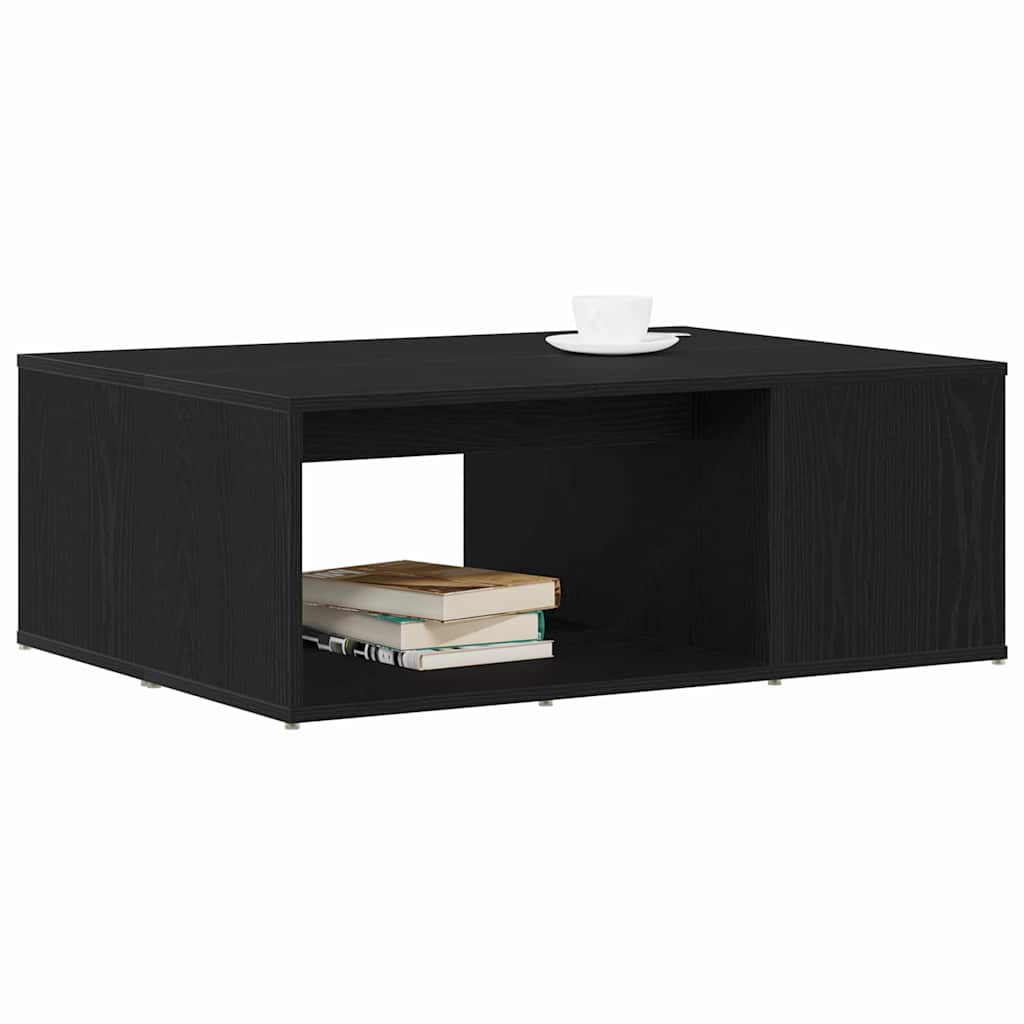 vidaXL Salontafel 90x67x33 cm bewerkt hout zwart eikenkleurig