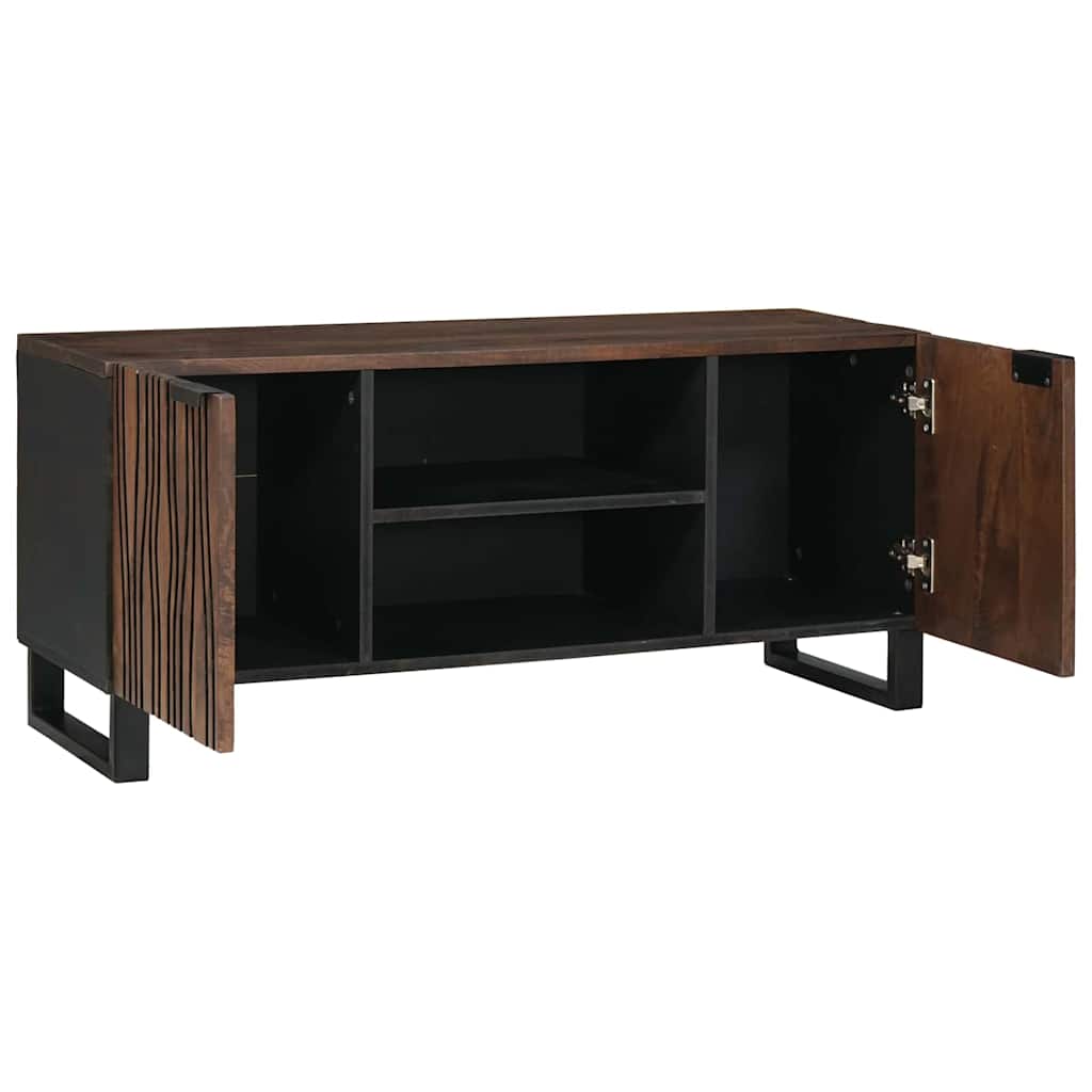 vidaXL TV-kast, 105 x 33,5 x 46 cm, gemaakt van massief mango-hout.