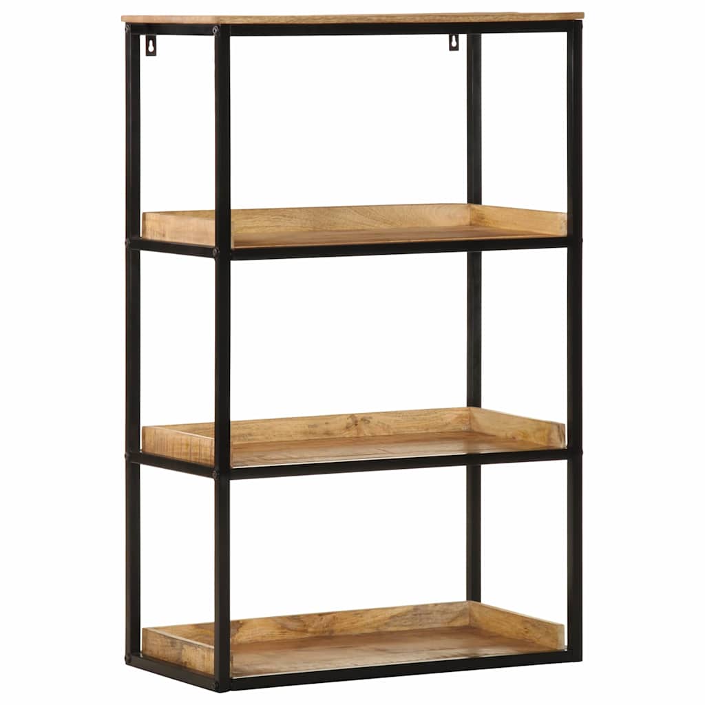 vidaXL Boekenplank 70x35x110 cm Massief Hout Ruig Mango