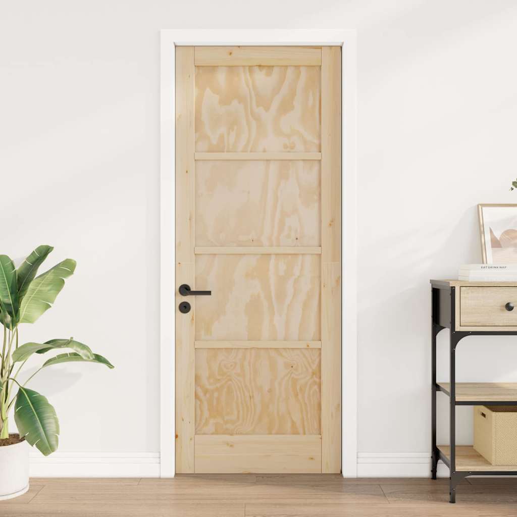 vidaXL Interieurdeur ORKDAL 78x202x4 cm Massief Vurenhout